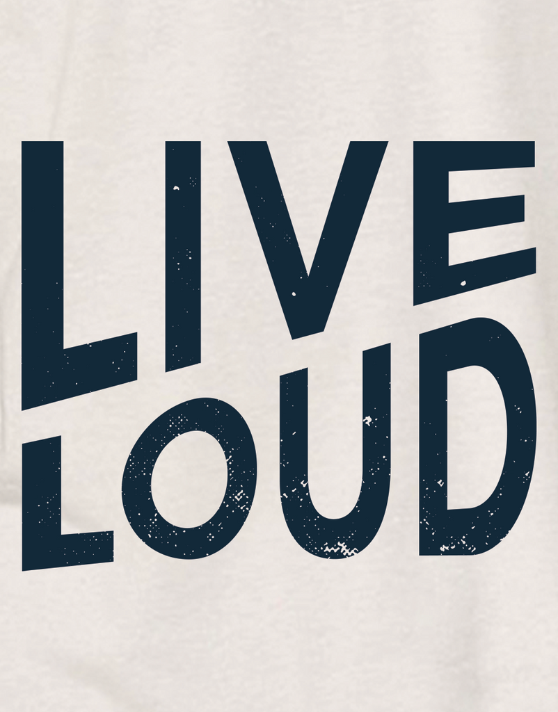 Live Loud Blocky Tee